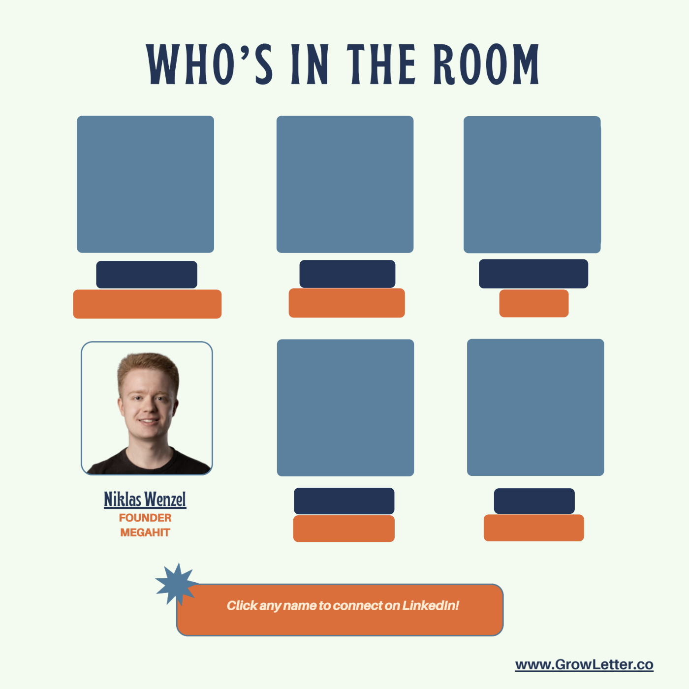 Visual guest list of Matt McGarry’s New York City event